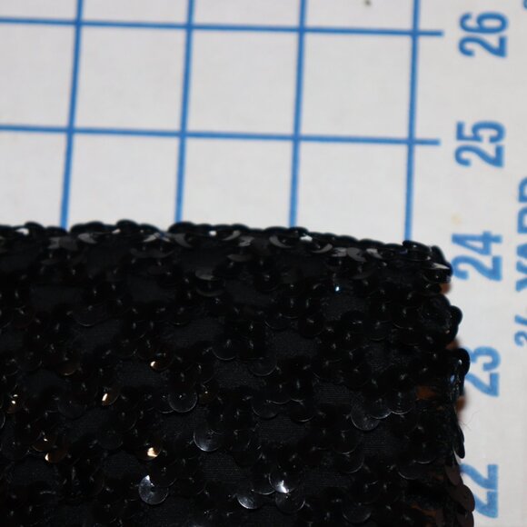 🖤✨🌙 VINTAGE BLACK SEQUIN EVENING DRESS · SIZE S ✨ - Picture 9 of 9